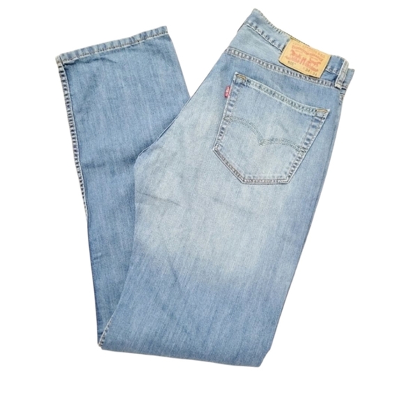 Levi's Other - Levi's 505 Regular Fit Men's Jeans W34 L34 Light Wash Straight Leg 100% Cotton